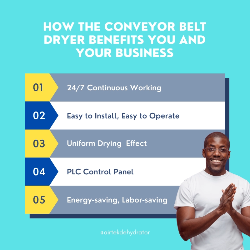 Conveyor Belt Dryer Benefits
