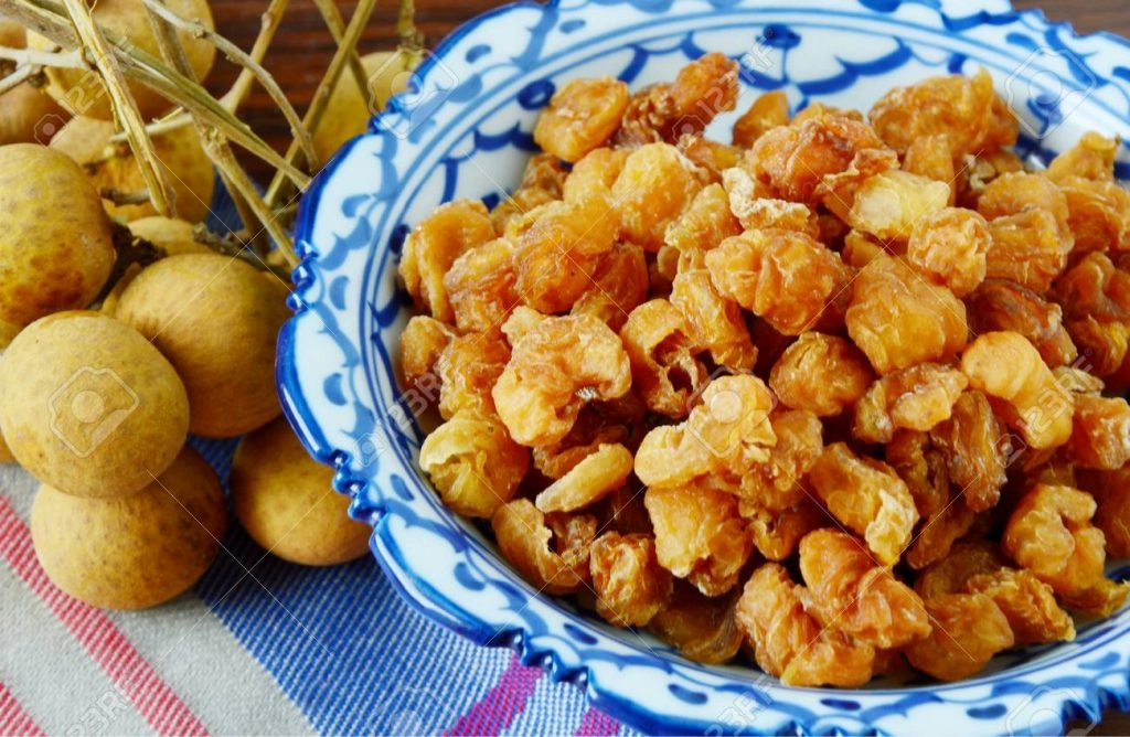 Dried longan with the undried longan