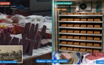 From Sun Yard to Chamber: Belacan & Shrimp Paste Heat Pump Drying