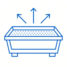 Bulk drying beds icon